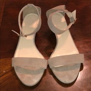 J. Crew Suede Sandal Wedges